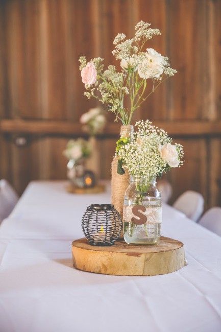 Centros de mesa rústicos: novia experta en Diy 11