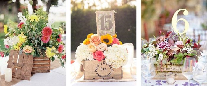 Centros de mesa rústicos: novia experta en Diy 19