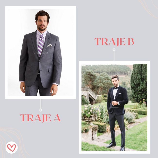 Si te regalaran uno de estos TRAJES de novio: ¿Cuál te llevás con los ojos cerrados? 👇 1