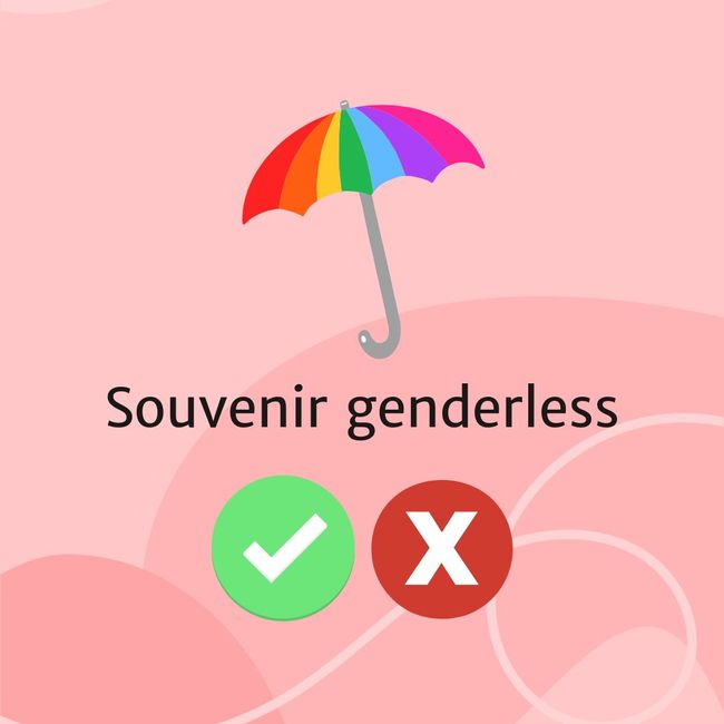Souvenir genderless: ¿SI o NO? 1