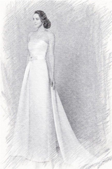 Dibujos de vestido de novia