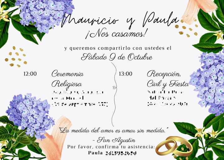 Opinión sobre Invitaciones. - 1