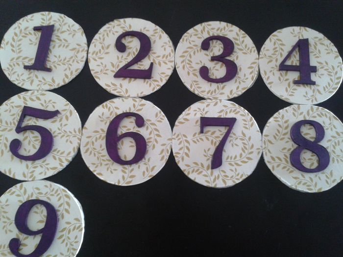 Mis números para las mesas <img class=