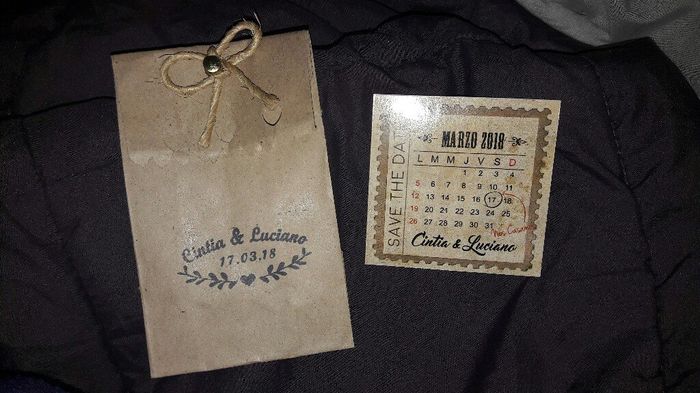 Este Save the Date ¿Lo comprás o no lo comprás? 1