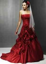 Vestido de novia rojo 1