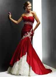 Vestido de novia rojo 2