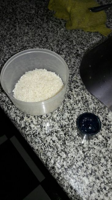 Tres maneras de teñir arroz! 2