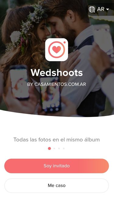 ¡Descargá Wedshoots, la mejor app de fotos de boda! 3