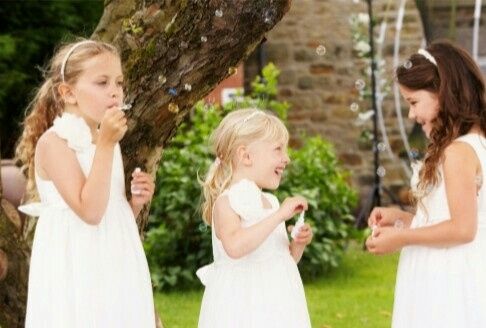 Look cortejo y niños en la boda - 1