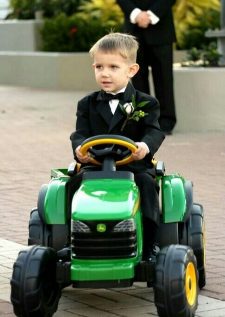 Look cortejo y niños en la boda - 2