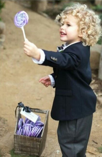 Look cortejo y niños en la boda - 4