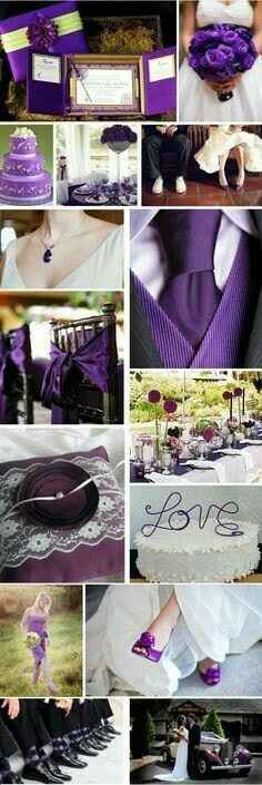 Laura y Mati el color de nuestra boda será violeta lila y blanco - 2
