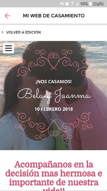 Web de casamiento! 8