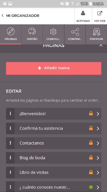 Web de casamiento! 5