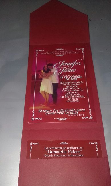 Terminando las invitaciones!! 2