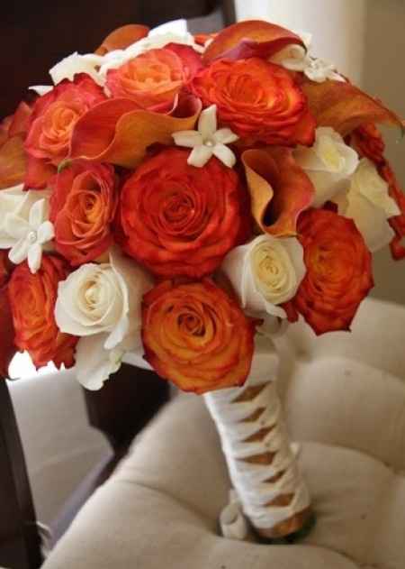 bouquet naranja