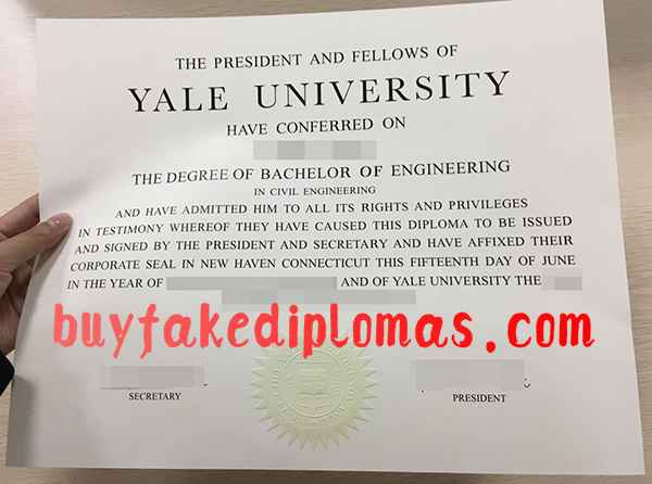 Where can buy Yale University fake diploma? - 1
