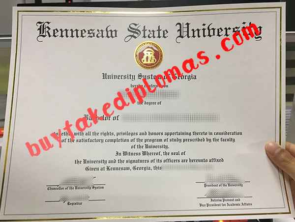 What are the benefits of buy Kennesaw State University fake diploma online? - 1