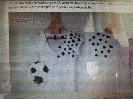 Paso a paso para hacer una remera estampada - 5