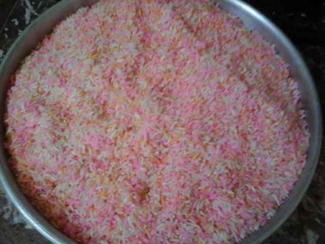 arroz de colores