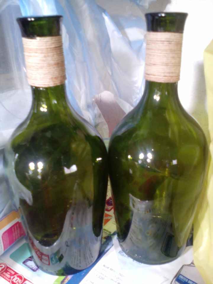 botellas para florero