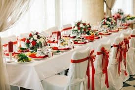 Decoración de la boda en rojo 9