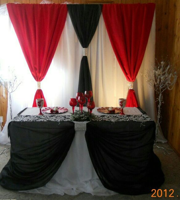 Decoracion de bodas en color rojo - 30