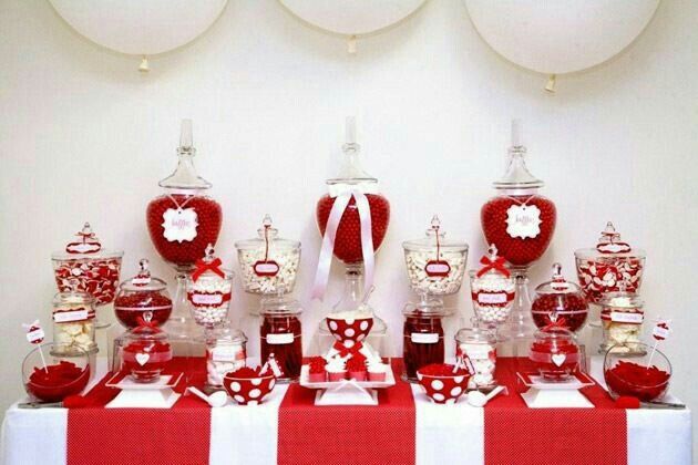 Decoracion de bodas en color rojo - 31