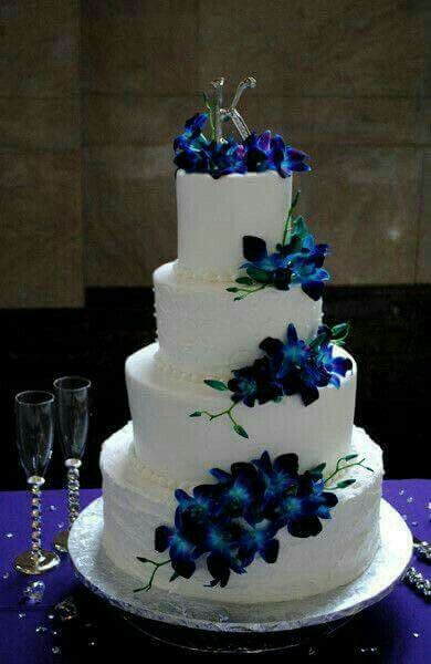 Tortas en color azul