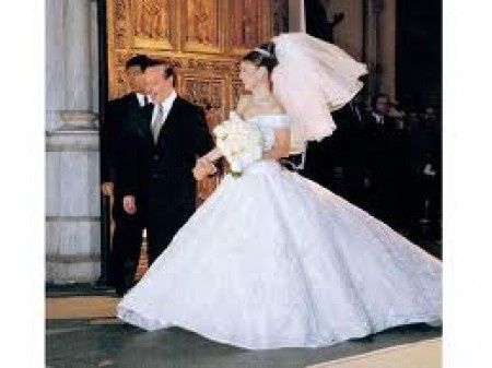 vestido de casamiento thalia