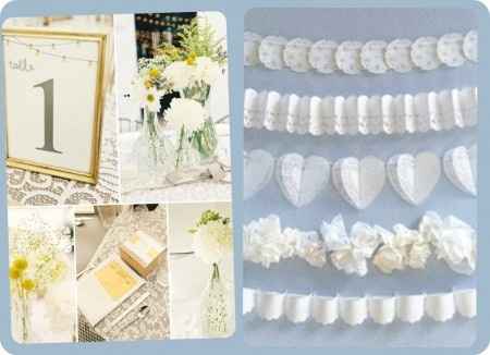DECORACION BLONDAS DE PAPEL