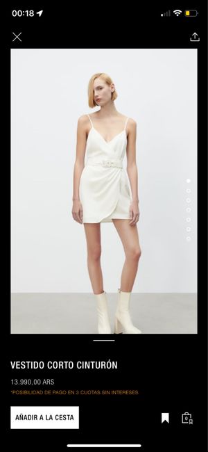 [Zara] vestidos blancos nueva temp 1