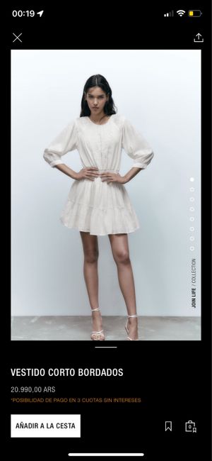 [Zara] vestidos blancos nueva temp 4