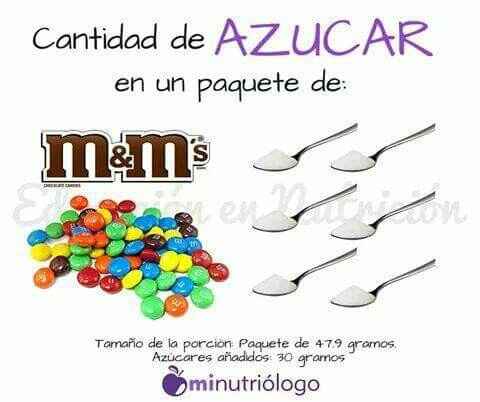 Cantidad de azúcar en falsos snack.... - 5