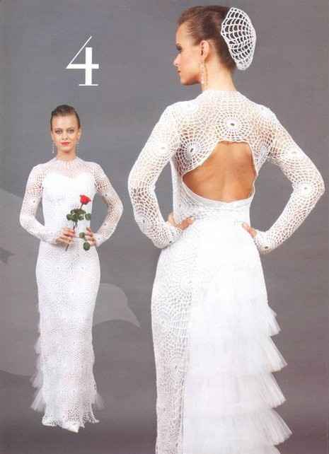  Vestidos de novia crochet - 26