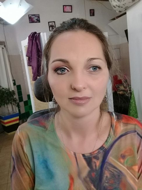 Prueba de maquillaje.... otro punto listo!!!! 2