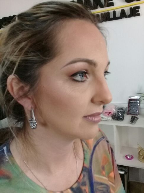 Prueba de maquillaje.... otro punto listo!!!! 3