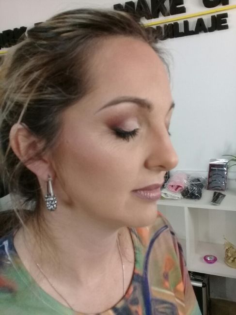 Prueba de maquillaje.... otro punto listo!!!! 4