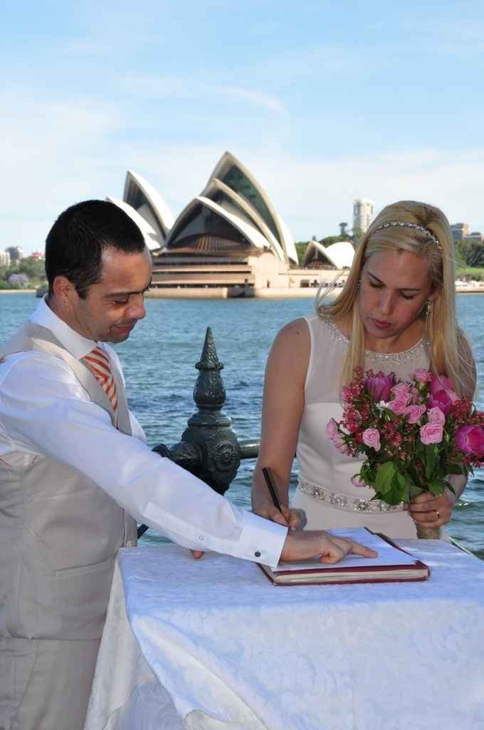 Fotos del casamiento civil