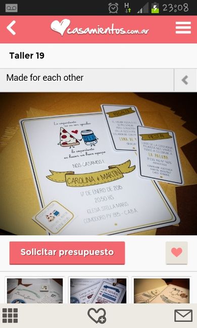 Tarjetas de invitación - 1