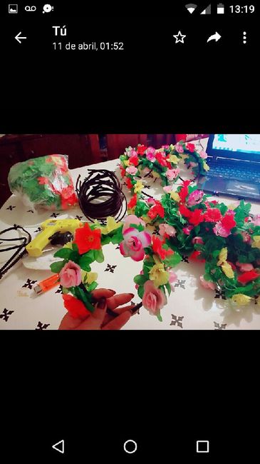 Ayuda ! flores artificiales de tela ? 2