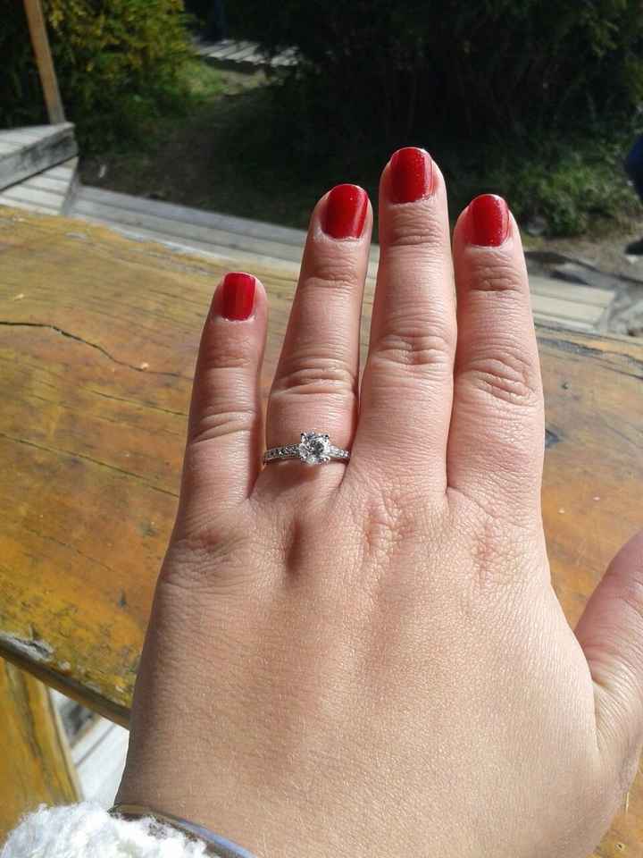 Mi anillo de compromiso!