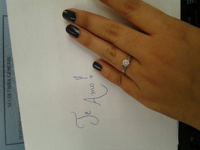 ¿Cómo es tu anillo de compromiso? - 1