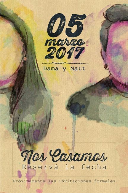 ¿Van a hacer Save the Date? - 1