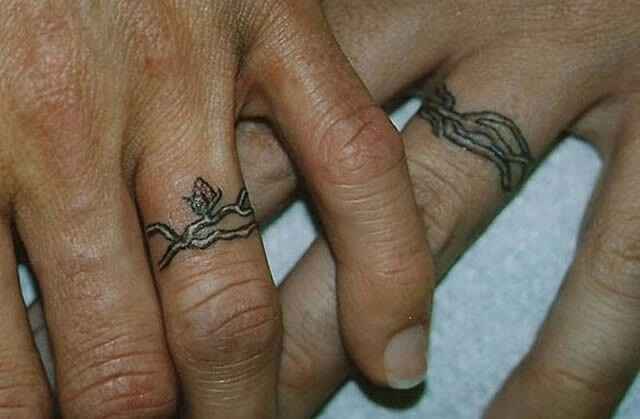 Tatuajes anillos top dedos mano