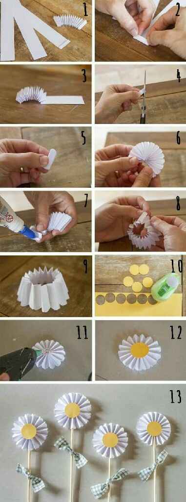 Diy origamis/flores de papel - 10