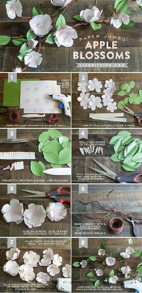 Diy origamis/flores de papel - 20