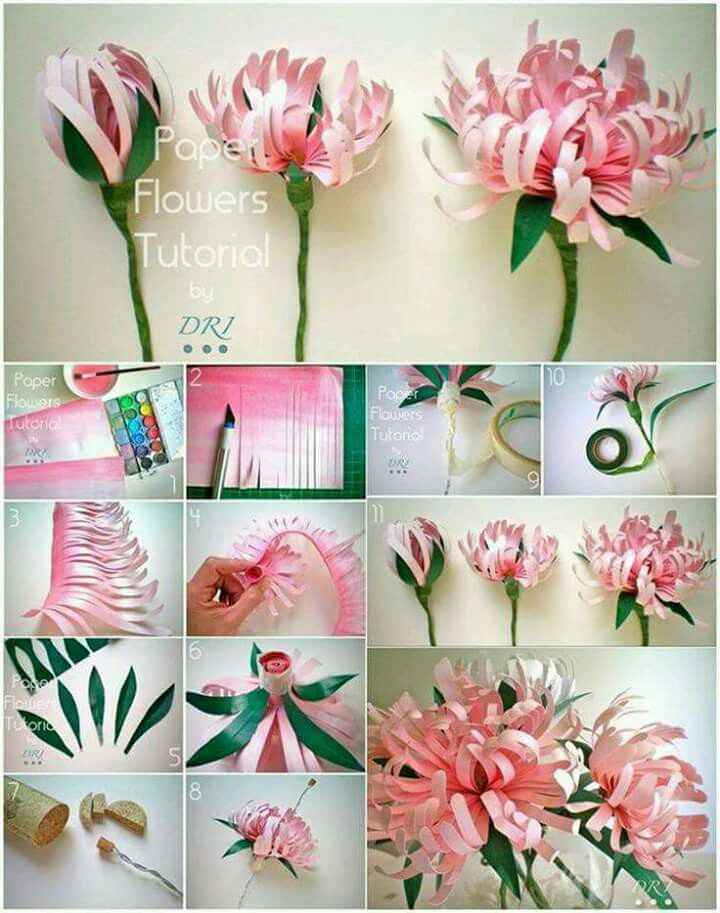 Diy origamis/flores de papel - 25