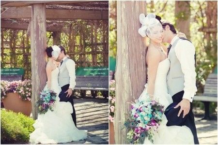 Una Boda con plumas de pavo real