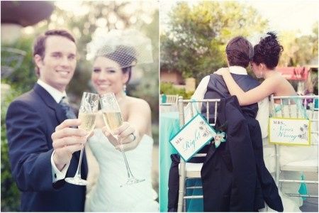 Una Boda con plumas de pavo real